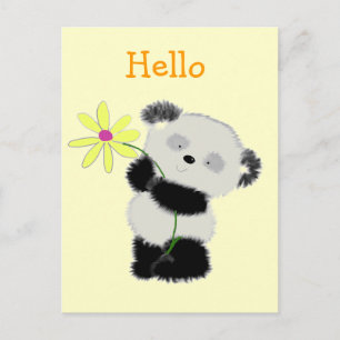 panda postcard