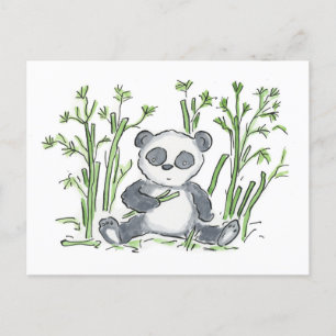 Panda Postcard