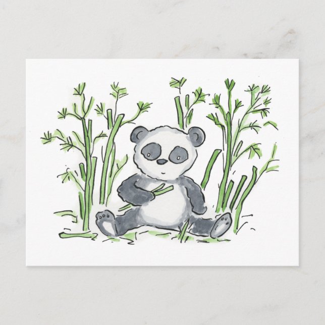 Panda Postcard (Front)