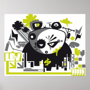 panda poster