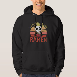 Panda Powered By Ramen Sweet Kawaii Noodle Pandas Hoodie