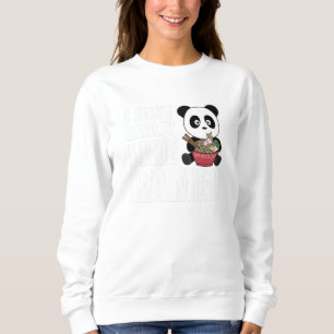 Panda Powered By Ramen Sweet Kawaii Noodle Pandas Sweatshirt