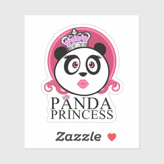 Panda Princess Cute Panda Queen Crown (Sheet)