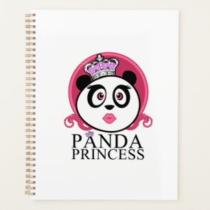 Panda Princess Cute Panda Queen Crown Planner
