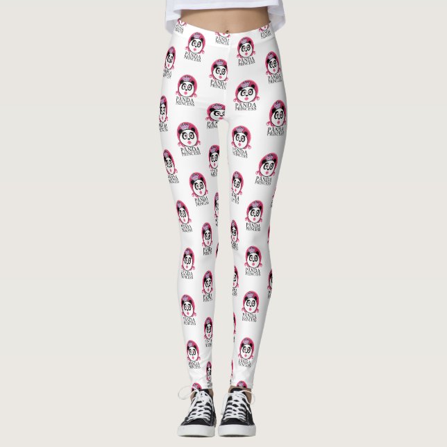 Panda Princess Leggings (Front)