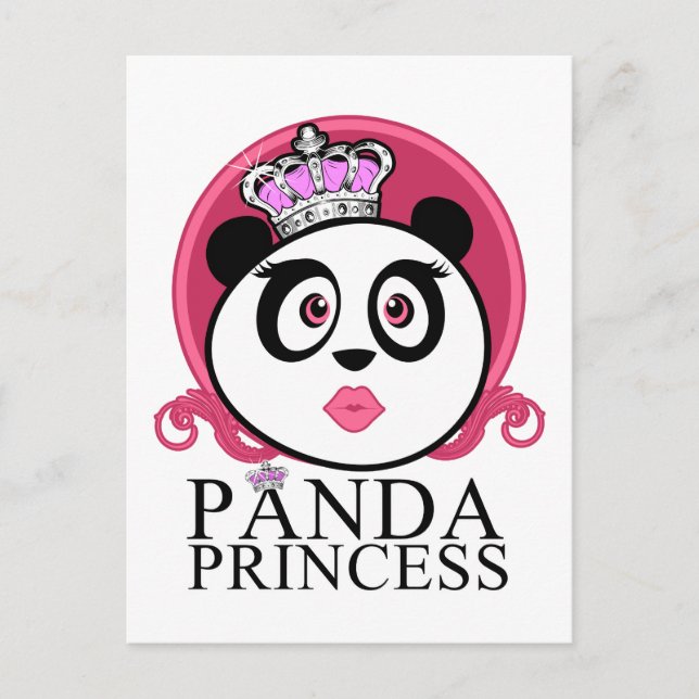 Panda Princess Postcard (Front)