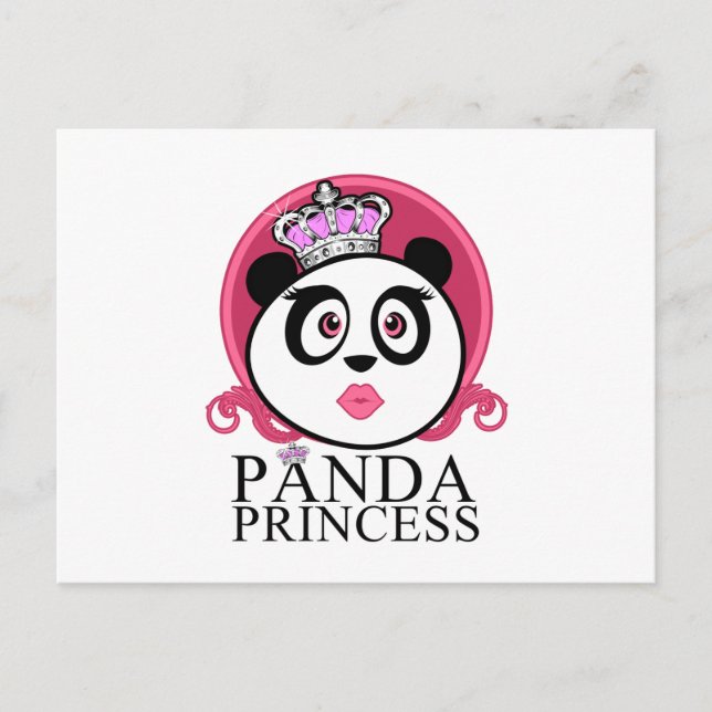 Panda Princess Postcard (Front)
