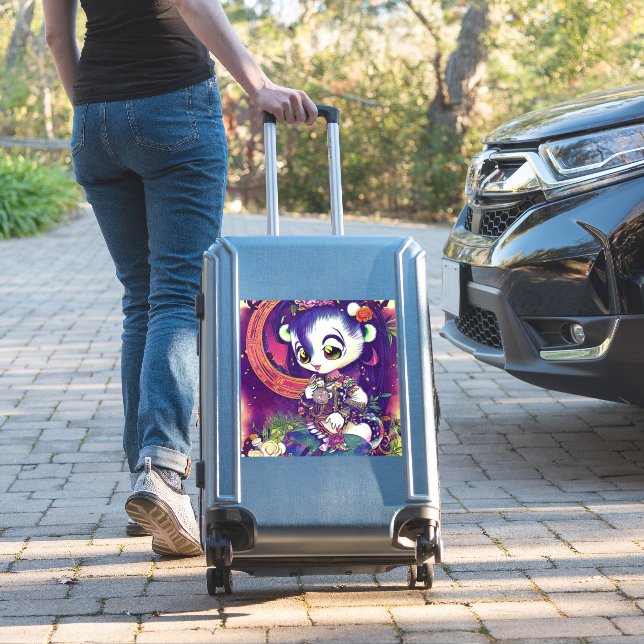 Panda Princess Violet Dreams- (Suitcase Insitu)