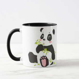 Panda printed coffee mug
