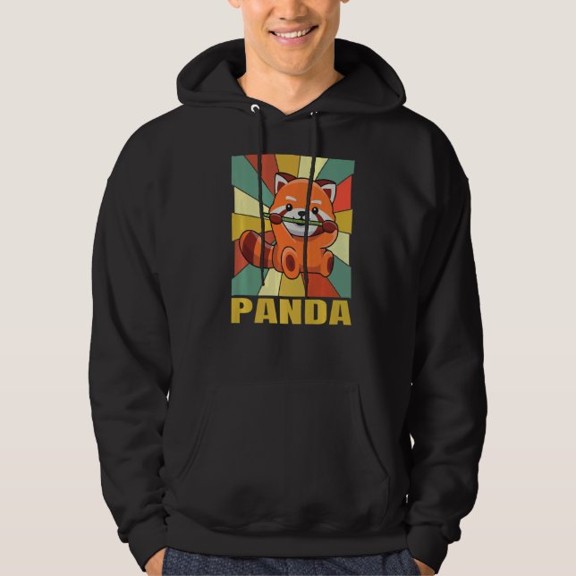 Panda Quote For A Red Panda Expert Hoodie (Front)