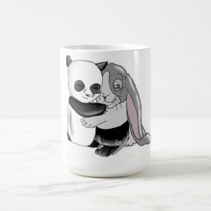 Panda Rabbit Love Coffee Mug