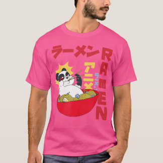 Panda Ramen Anime Noodles Kawaii Japanese Japan Sk T-Shirt