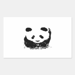 Panda Rectangular Sticker