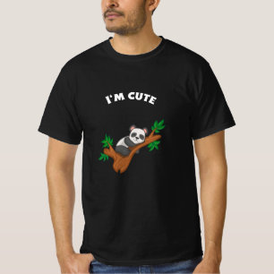 Panda Relaxing – I'm Cute T-Shirt