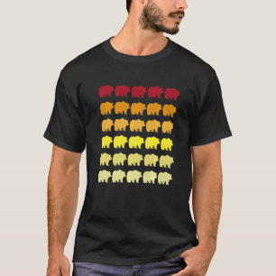 Panda Retro Animal Pattern T-Shirt