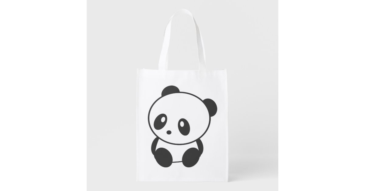 Panda reusable bag | Zazzle