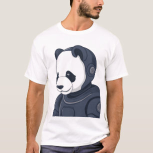 Panda Robot Illustration – Sci-Fi Graphic T-Shirt