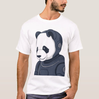 Panda Robot Illustration – Sci-Fi Graphic T-Shirt