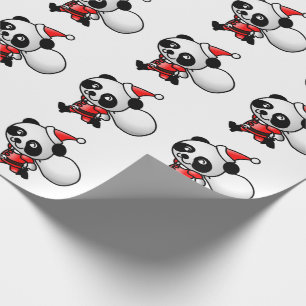 Panda Santa Wrapping Paper