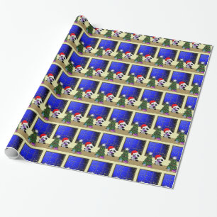 Panda Santa Wrapping Paper
