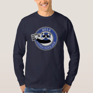 Panda says aye! dark T-shirt