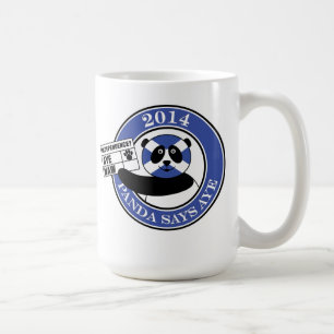 Panda says aye! mug