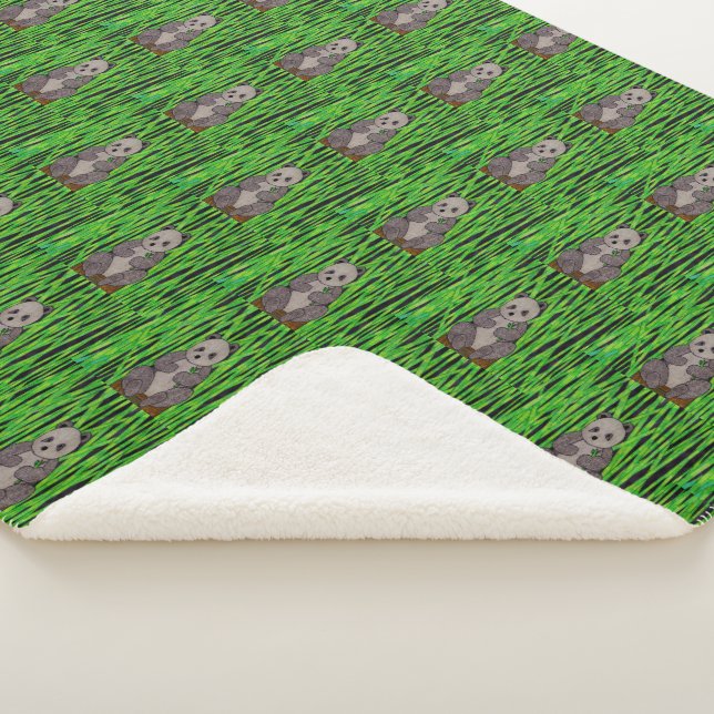 Panda - Sherpa Blanket (3/4)