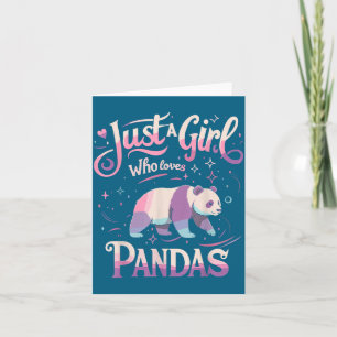 Panda Shirt Women Men Cute Funny  Card