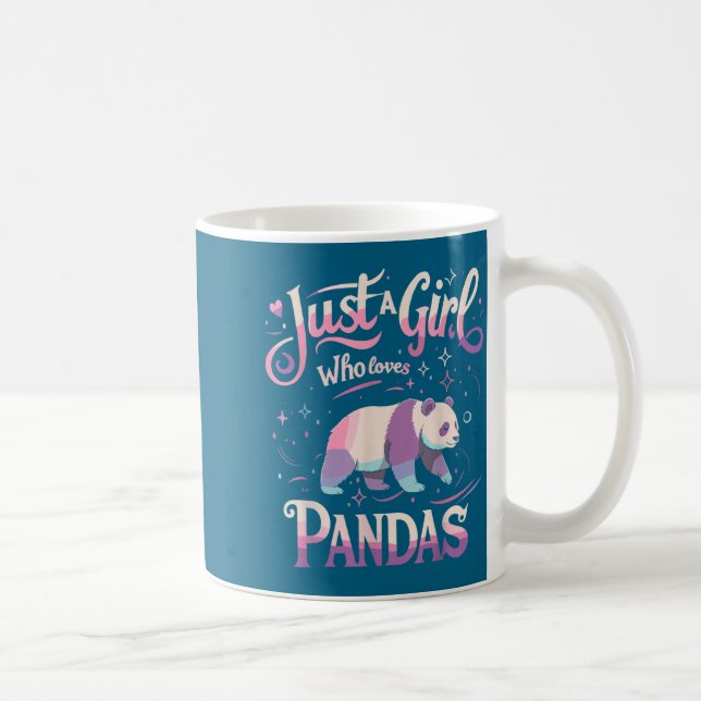 Panda Shirt Women Men Cute Funny  Coffee Mug (Right)