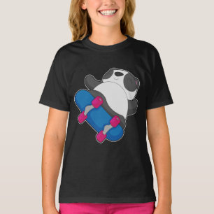 Panda Skater Skateboard Sports T-Shirt