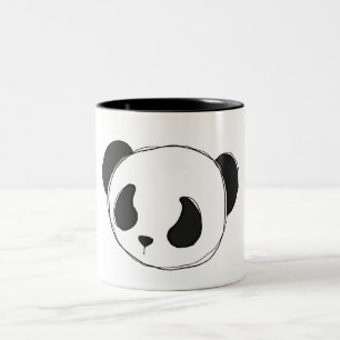 panda sketch mug
