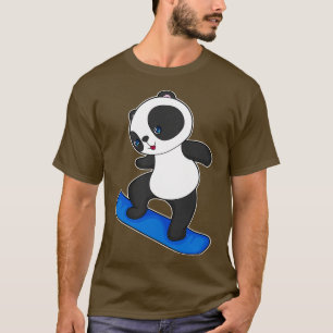 Panda Snowboard Winter sports T-Shirt