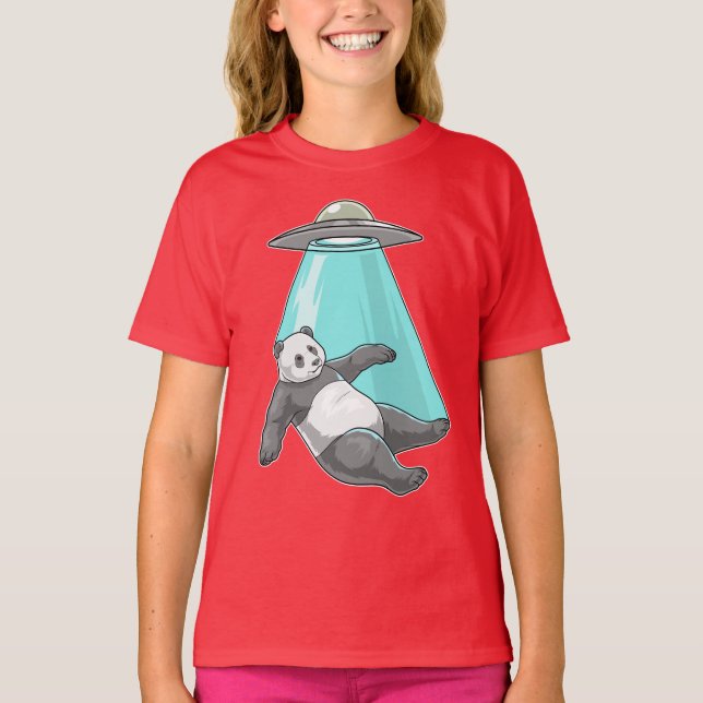 Panda Spaceship T-Shirt (Front)