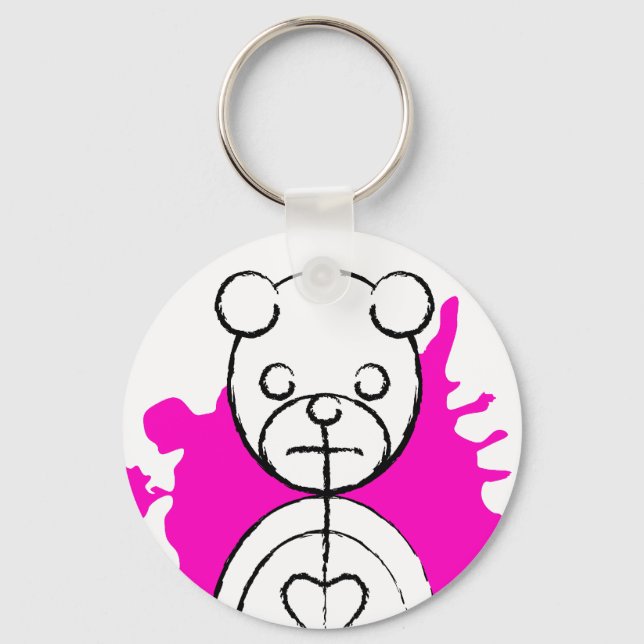 panda splatz. key ring (Front)