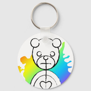 panda splatz. key ring