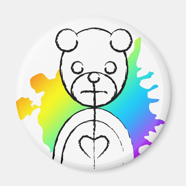 panda splatz. magnet (Front)