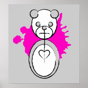 panda splatz. poster