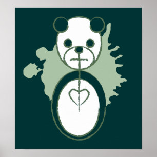 panda splatz. poster
