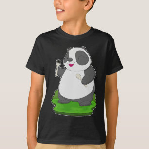 Panda Spoon Fork T-Shirt
