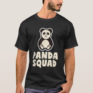 Panda Squad Animal Bear Toddler Safari T-Shirt
