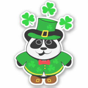Panda St Patricks Day Cute Animal