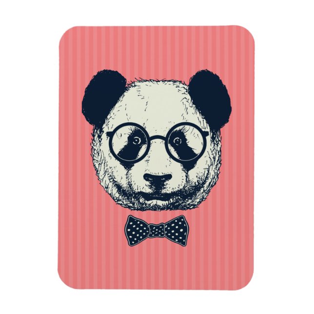 Panda Stripes Magnet (Vertical)