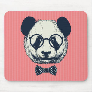 Panda Stripes Mouse Mat