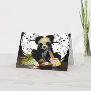 Panda Teddy Bear Birthday Card