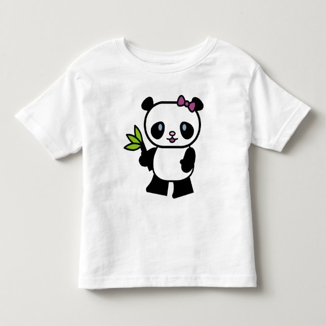 Panda Toddler T-Shirt (Front)