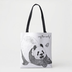 Panda tote bag