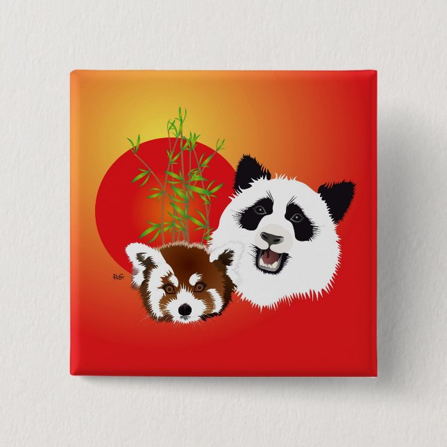 Panda Treffen Buttons (Front)