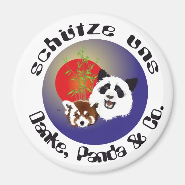 Panda Treffen Magnet (Front)