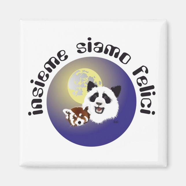 Panda Treffen Magnet (Front)