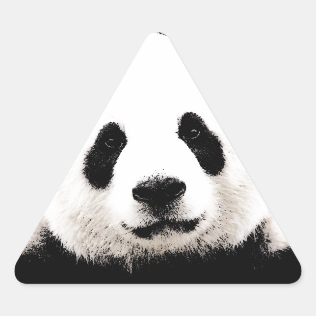 Panda Triangle Sticker (Front)